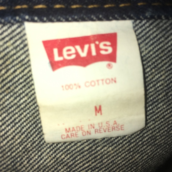 Levi's Vintage 1980's Acid Washed Denim Jacket - Picture 7 of 8